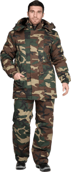 Костюм ТУРИСТ утеплённый , КМФ зелёный